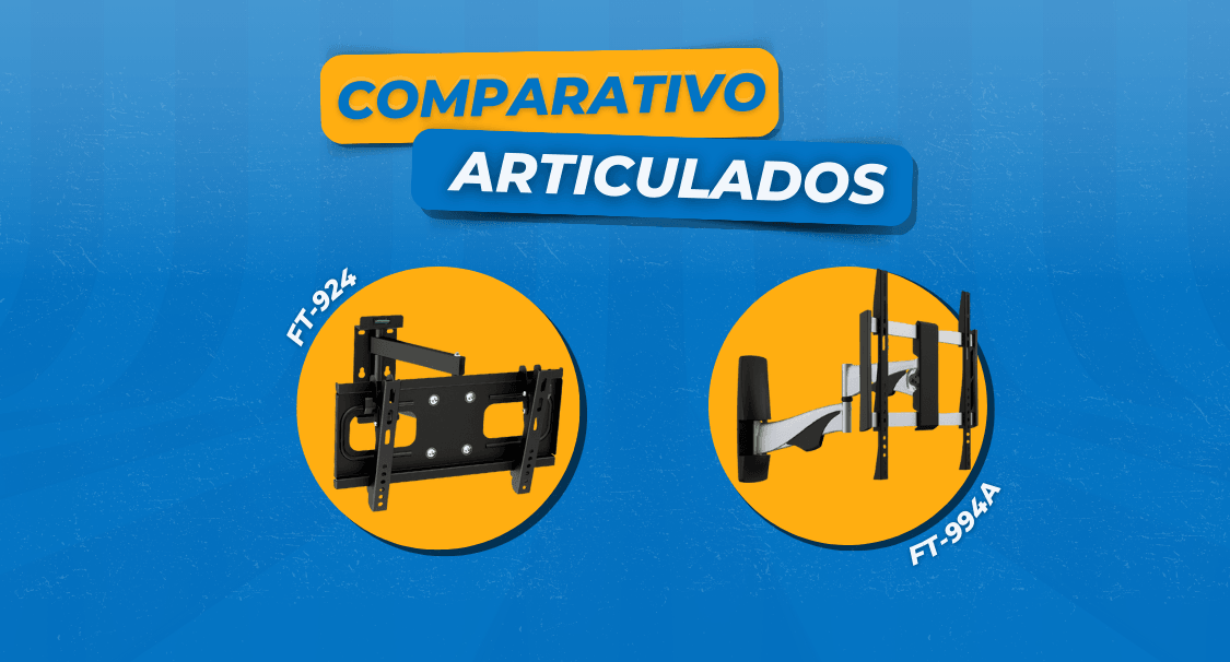 Qual a Diferença entre o Suporte Articulado FT-924 e o FT-994A Fixatek? - Fixatek