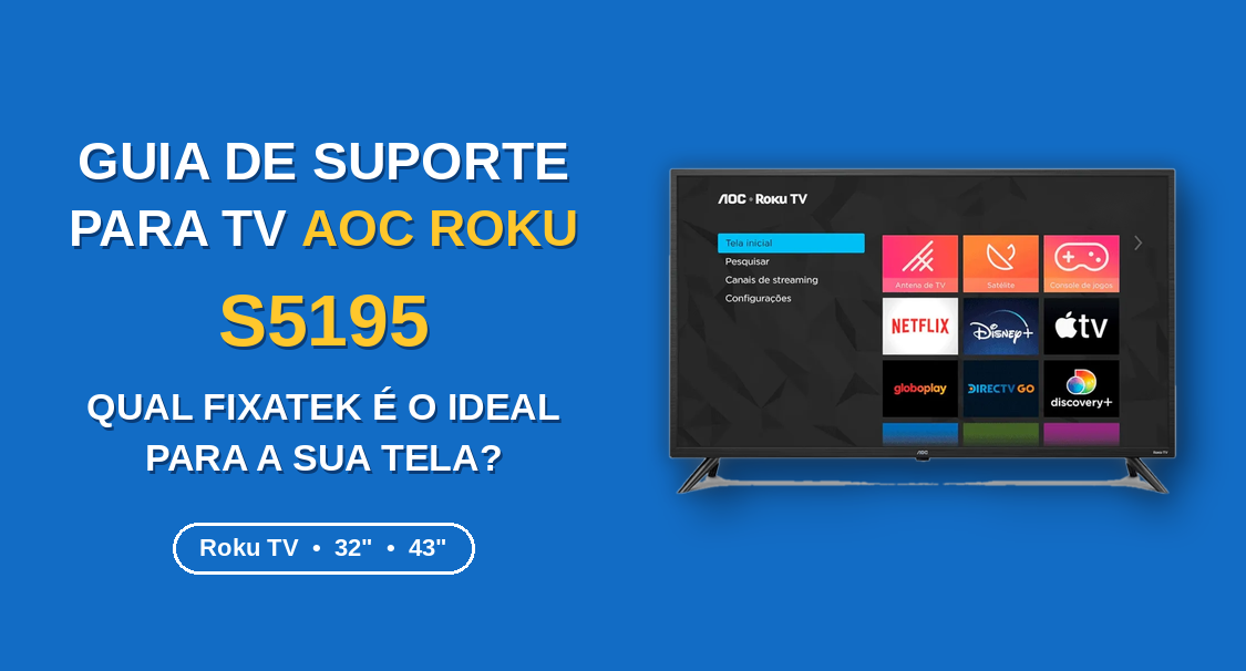 Guia de Suporte para TV AOC ROKU S5195