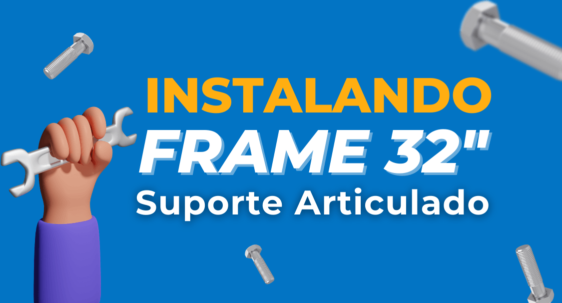 Instalação do Suporte na TV SAMSUNG FRAME (32LS03C e 32LS03B) - Fixatek