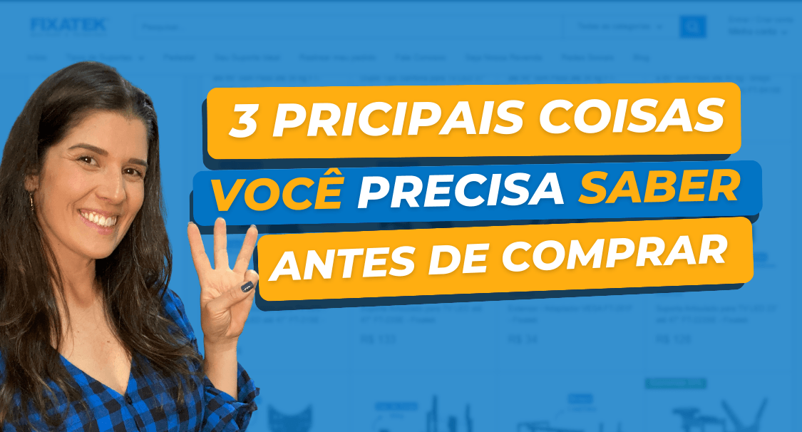 As 3 PRINCIPAIS coisas que VOCÊ deve SABER ANTES de COMPRAR o SUPORTE DE TV - Fixatek