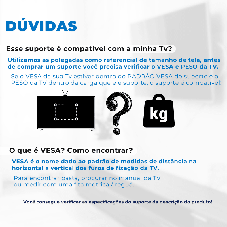 Duvidas - Suporte Fixo