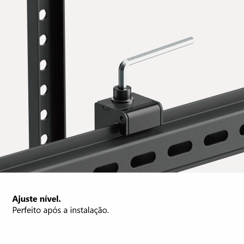 Suporte Vídeo Wall Inclinável e Extensível para TV LED 37" a 90" - FT-64MP Fixatek