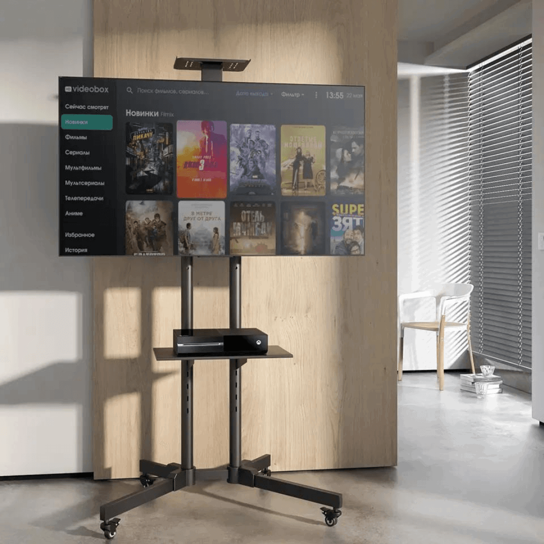 Rack / Suporte Pedestal para TV LED / OLED / QLED 32" até 70" FT-64EX - Fixatek - Fixatek