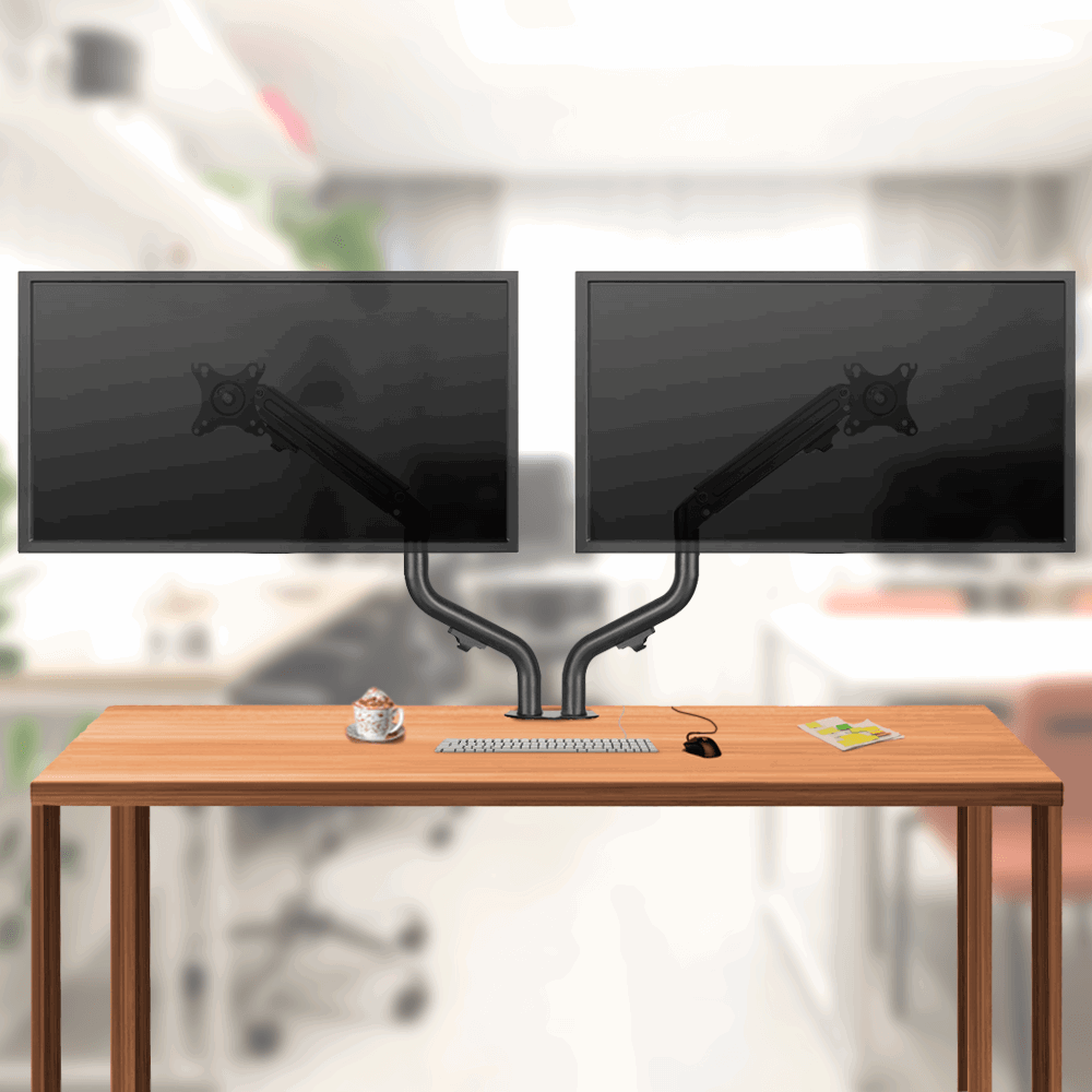 Suporte Ergonômico Articulado de Mesa para 02 Monitores 17" até 32" FT-445MG2 - Fixatek - Fixatek