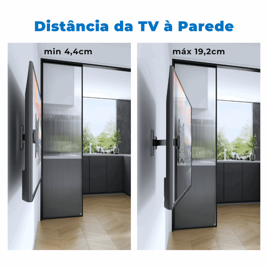 Suporte Articulado para TV LED / OLED / QLED até 47" FT-221SE - Fixatek - Fixatek