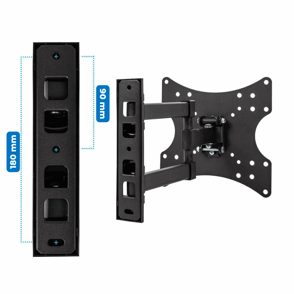 Suporte Articulado para TV LED 23" até 47" Com Peso Até 20 Kg FT-223SE - Fixatek - Fixatek