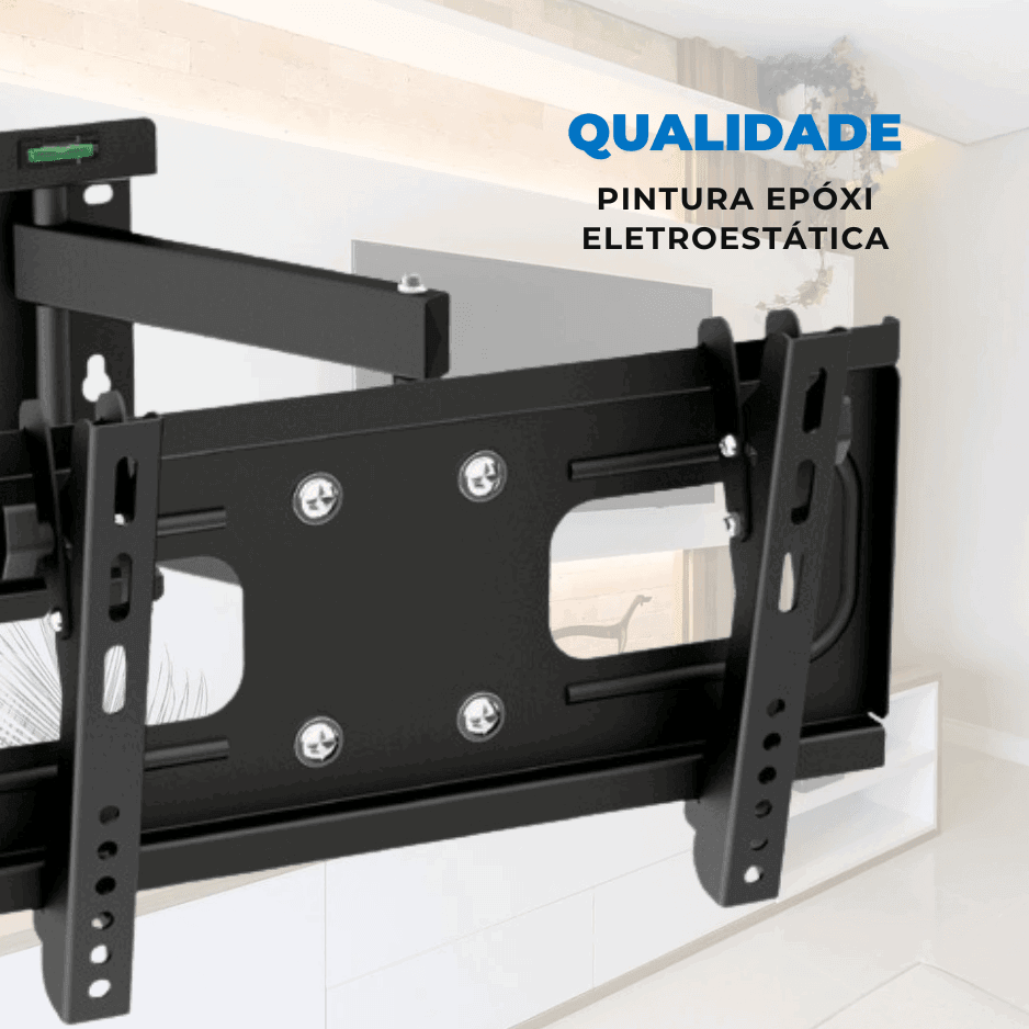 Suporte Articulado para TV LED / OLED / QLED até 47" com Peso até 40kg FT-924 - Fixatek - Fixatek
