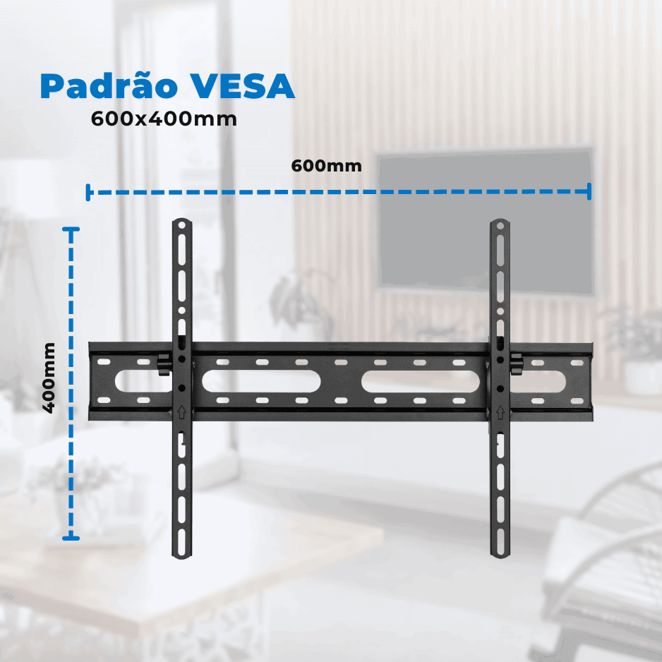 Suporte Inclinável para TV de LED / OLED / QLED / NANO 37" até 70" com Peso até 45kg - FT-PL64X - Fixatek
