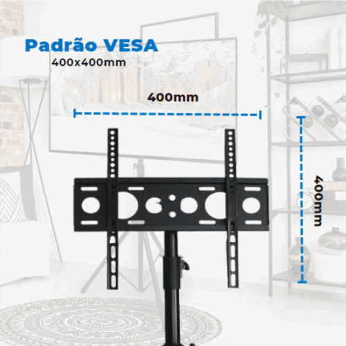 Suporte Tripé Pedestal para TV LED / OLED / QLED de 26" até 55" FT-170TR - Fixatek - Fixatek