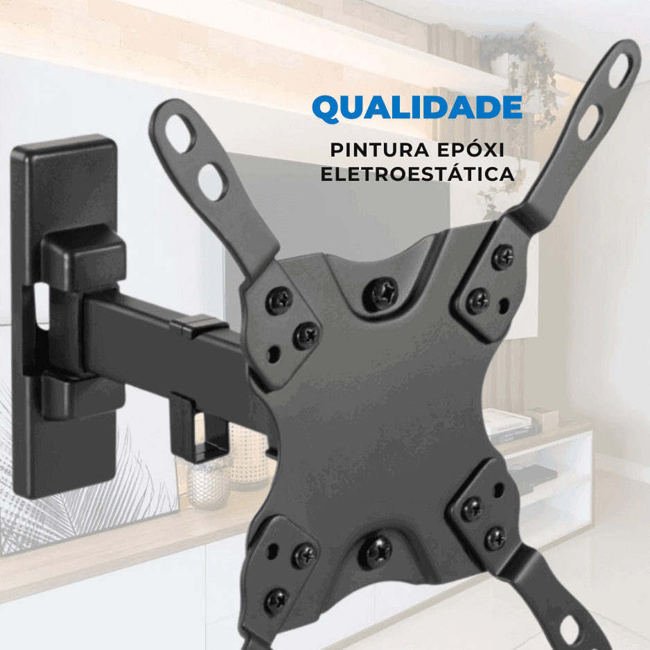 Suporte Articulado para TV LED / OLED / QLED até 47" FT-21SE - Fixatek - Fixatek