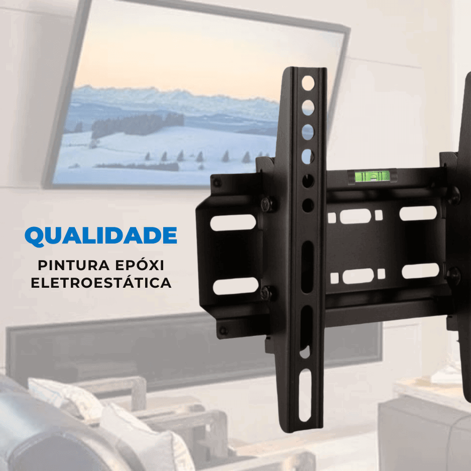 Suporte Inclinável para TV LED / OLED / QLED 23" até 47" com Peso até 35kg FT-22SB - Fixatek - Fixatek