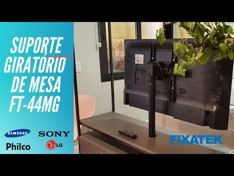 Video - Suporte de Tv giratorio de mesa - FT-44MG