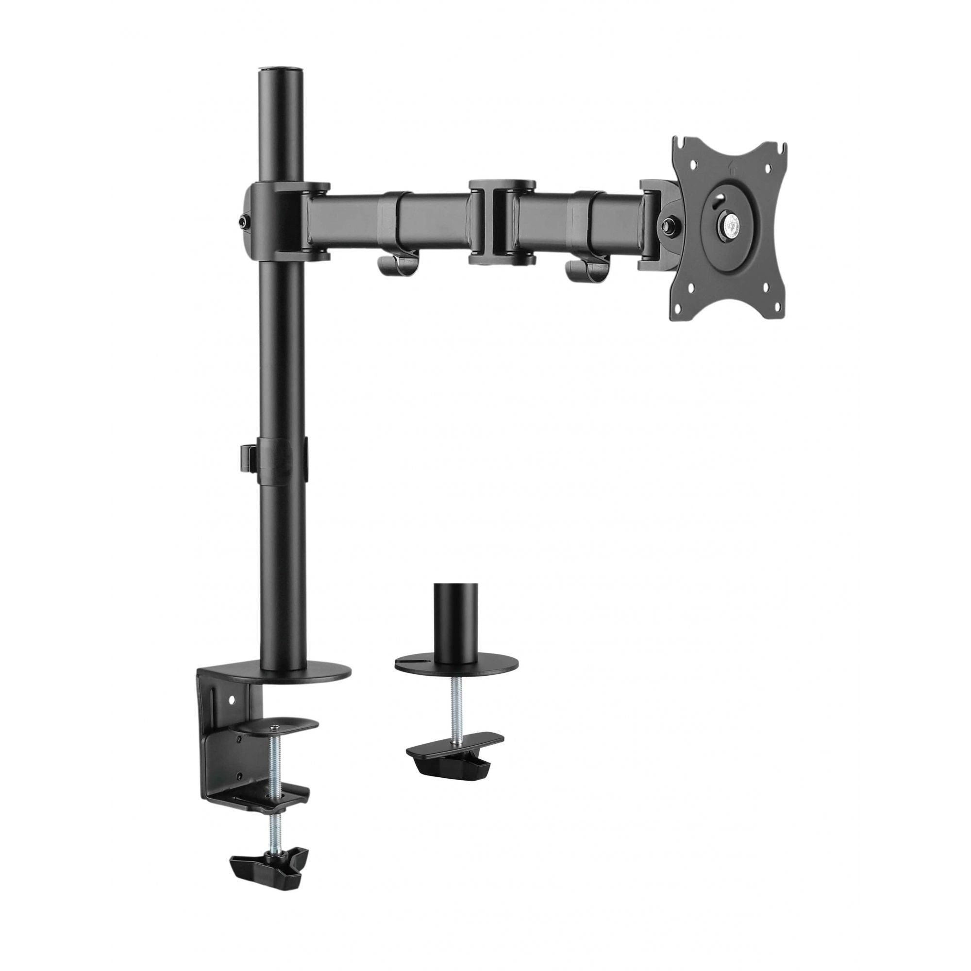 Suporte Ergonômico Articulado de Mesa para 1 Monitor de 13" até 27" FT-428M1 - Fixatek - Fixatek