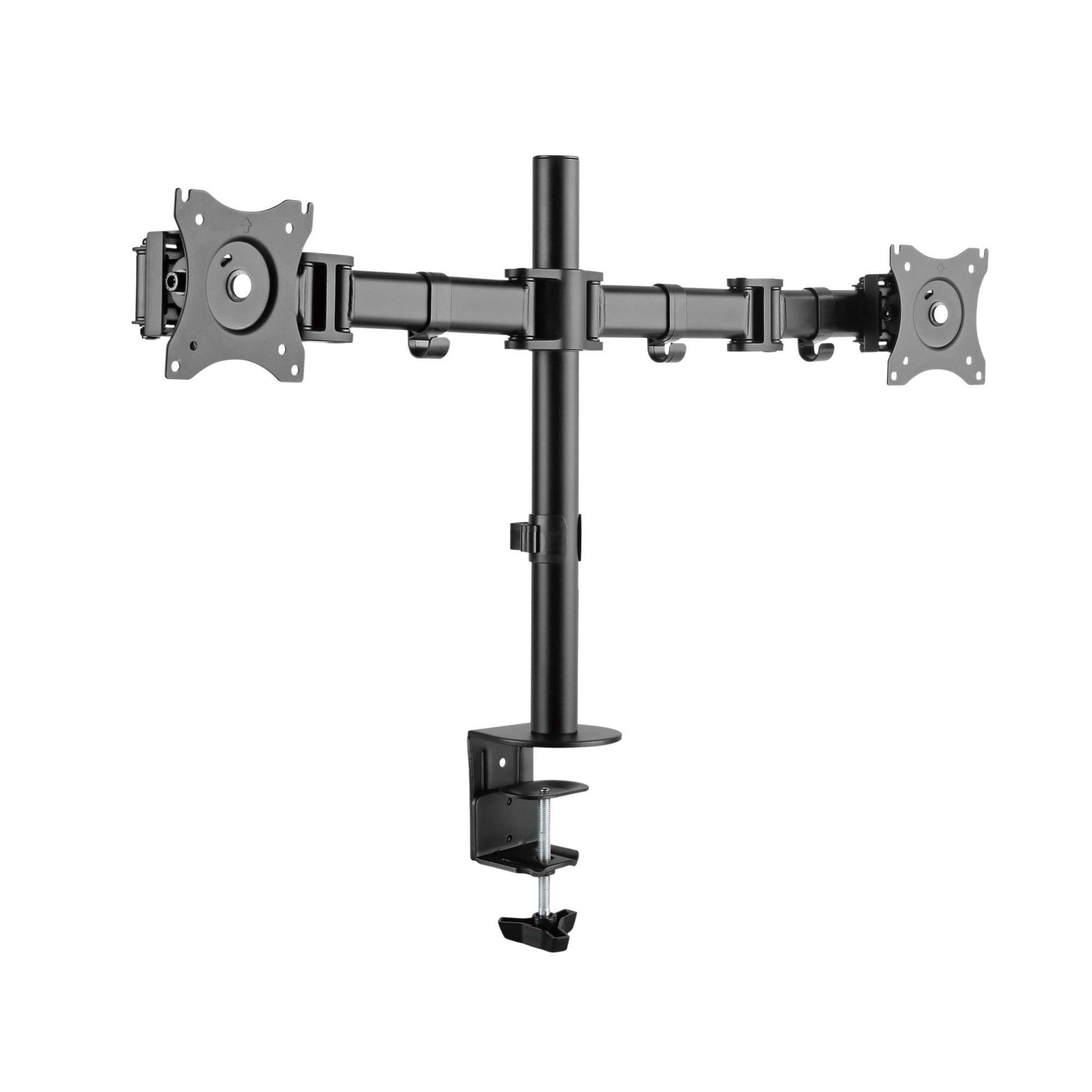 Suporte Ergonômico Articulado de Mesa para 2 Monitores de 13" até 27" FT-726M2 - Fixatek - Fixatek