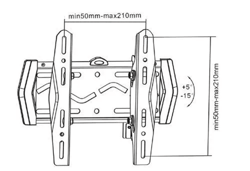 Suporte Inclinável para TV LED até 46" FT-2257 - Fixatek - Fixatek