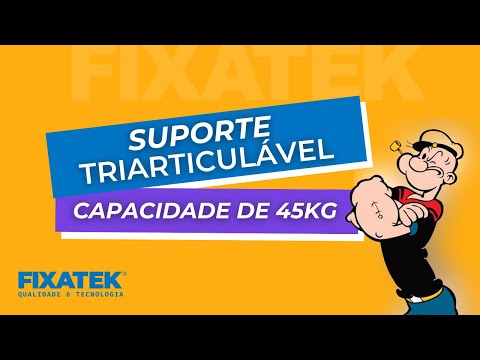 Video - Suporte articulado capacidade de 45kg - FT-6448P