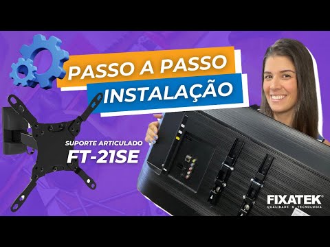 Video - Passo a Passo - Como instalar Suporte Articulado Fixatek - Rápida e Fácil Instalação - FT-21SE