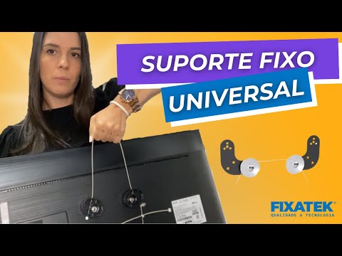Video - Suporte Fixo UNIVERSAL para Gesso Acartonado e DryWall - instalação simples e rápida FIXATEK - FT-L06