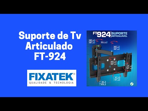 Video - Demonstração das funcionalidades do Suporte Articulado Fixatek - FT-924