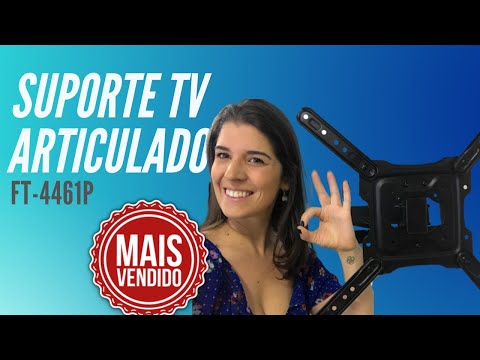 Video - Suporte Articulado Parede TV | Fixatek - FT-4461P