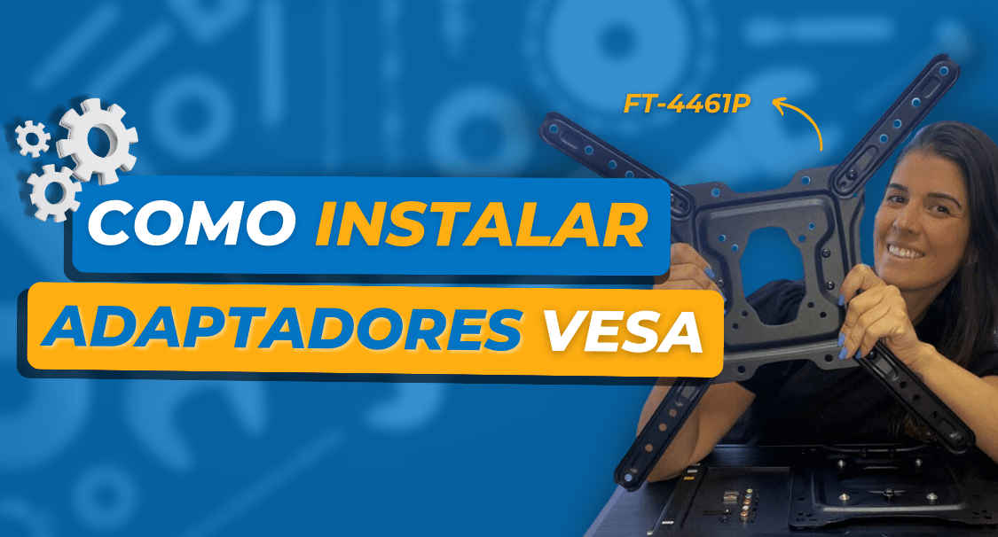 Como instalar Adaptadores VESA da sua TV - Fixatek