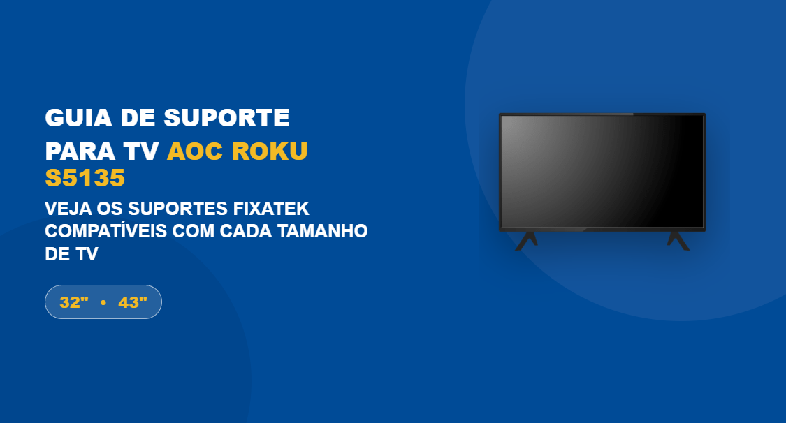 Guia de Suporte para TV AOC ROKU S5135
