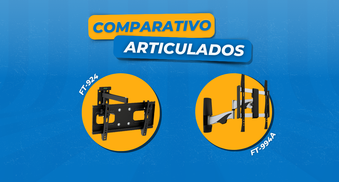 Qual a Diferença entre o Suporte Articulado FT-924 e o FT-994A Fixatek? - Fixatek