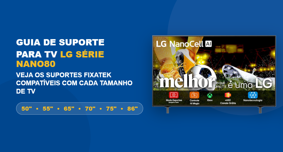 Guia de Suporte para TV LG Série NANO80