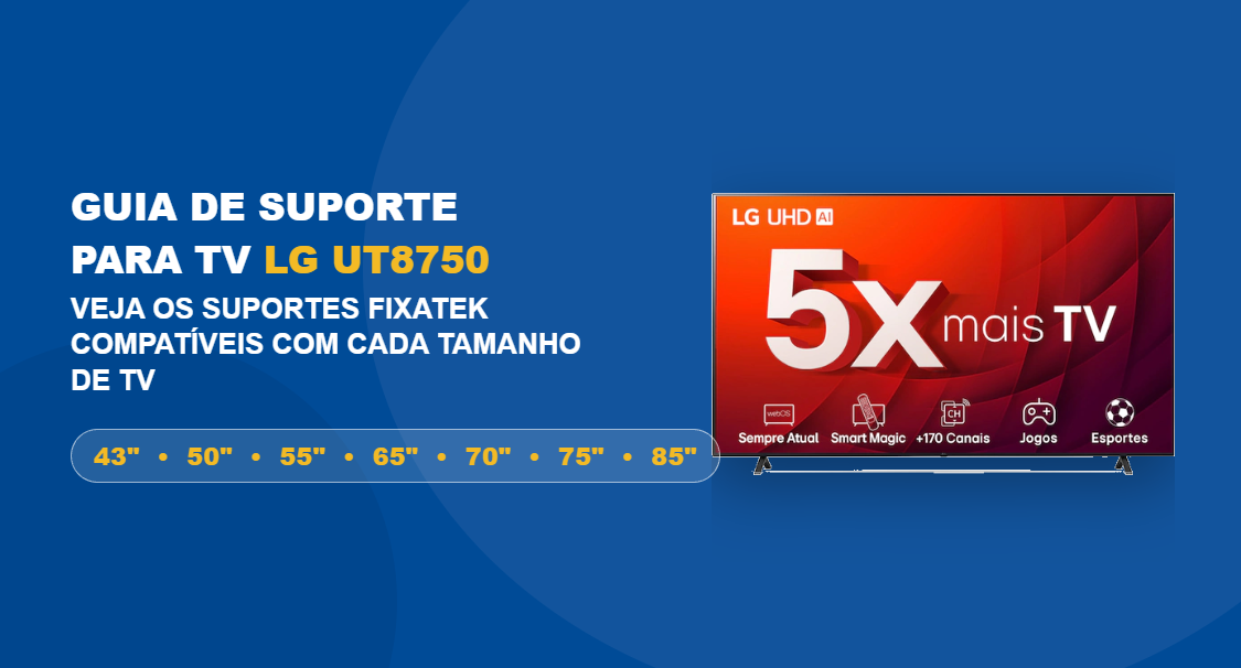 Guia de Suporte para TV LG UT8750