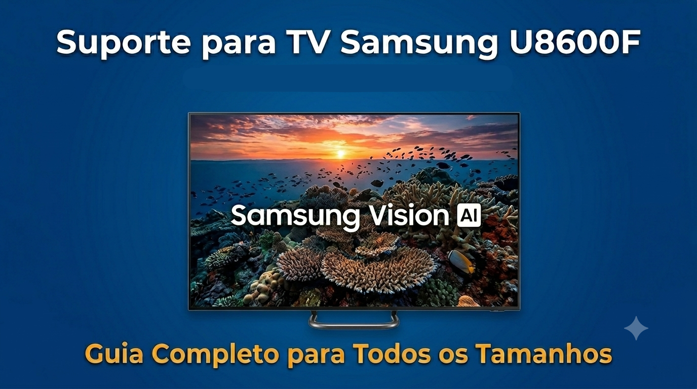 Suporte para TV Samsung U8600F: Guia Completo para Todos os Tamanhos
