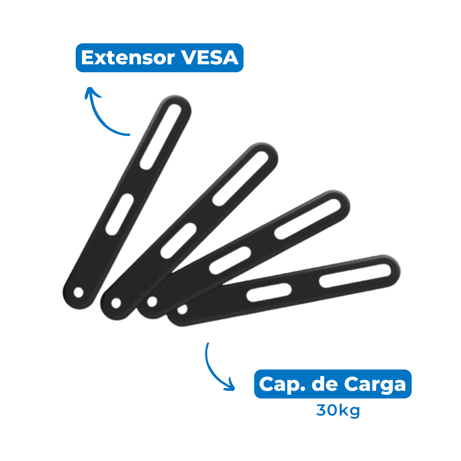 Extensor / Adaptador VESA FT-201F - Fixatek - Fixatek