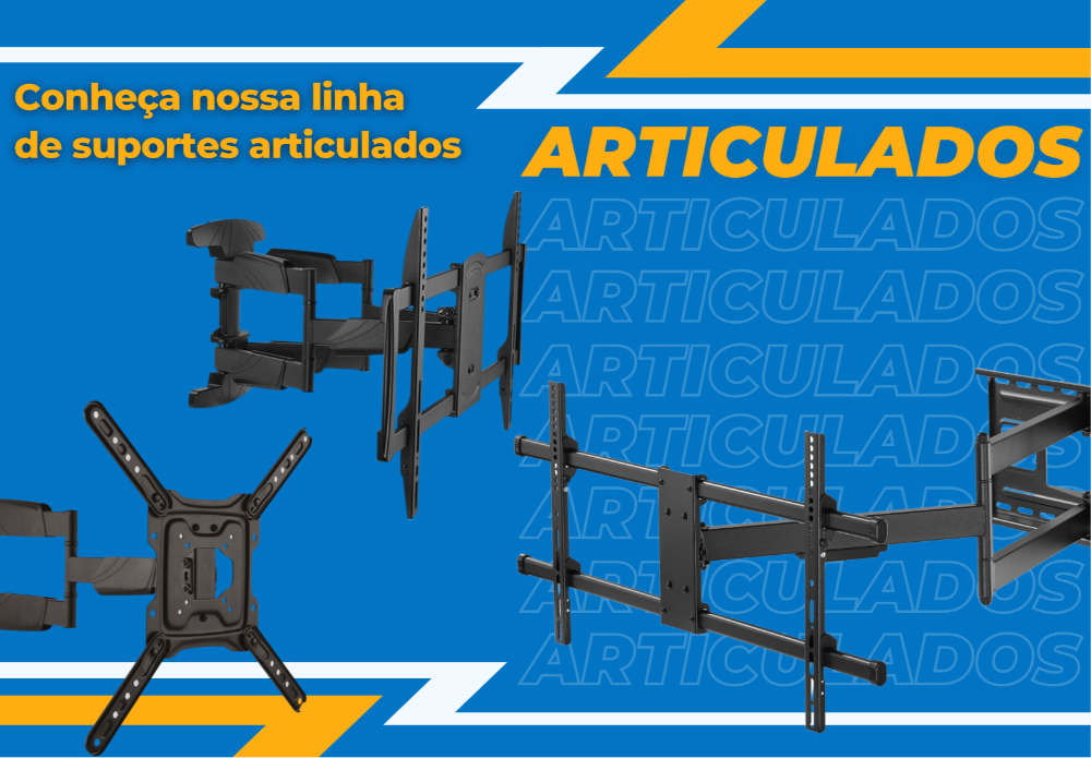 Conheça linha suporte articulados
