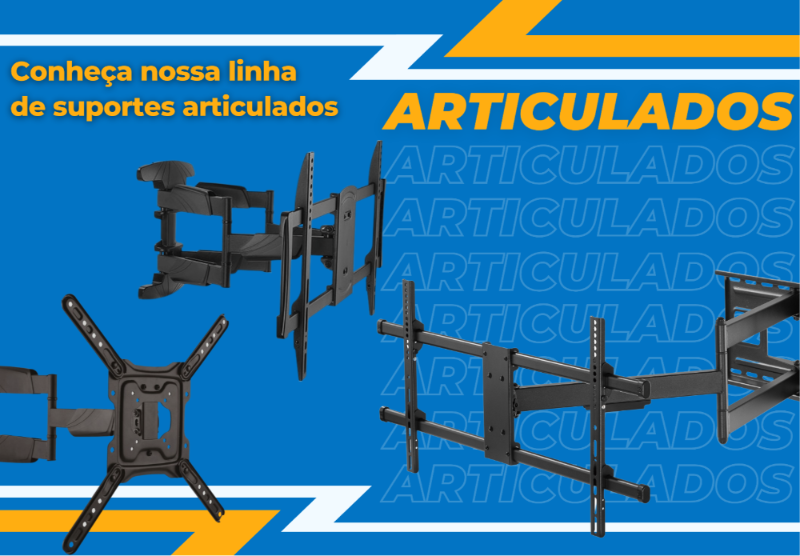 Conheça linha suporte articulados