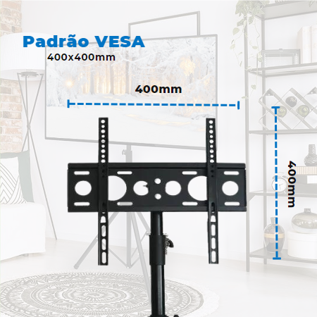 Suporte Tripé Pedestal para TV LED / OLED / QLED de 26" até 55" FT-170TR - Fixatek - Fixatek