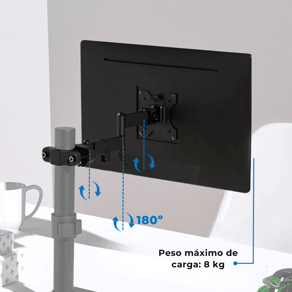 Suporte Articulado para TV / MONITOR LED até 32" com Peso até 8kg FT-270PL - Fixatek - Fixatek