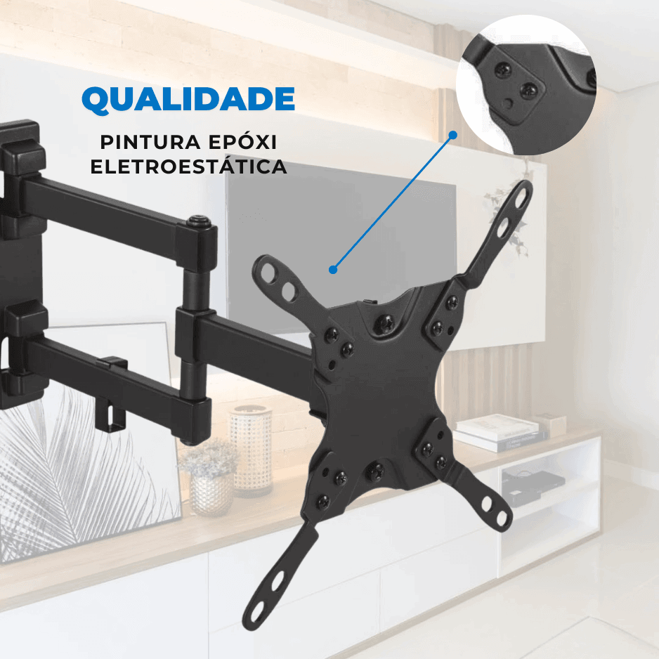 Suporte Articulado para TV LED até 47" FT-23SE - Fixatek - Fixatek