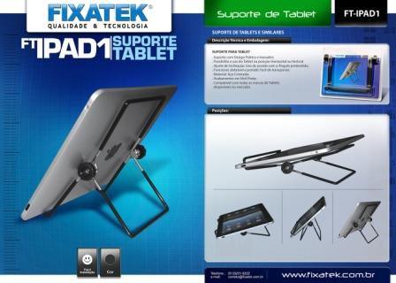 Suporte Universal para Ipad / Tablet - FIXATEK - Fixatek